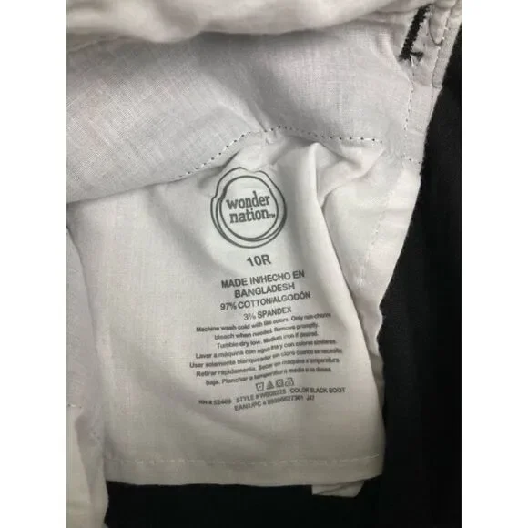 Wrangler/wonder nation Black and Tan pants bundle - Picture 7 of 7